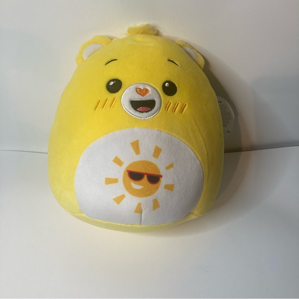 Squishmallows 8" Care Bears Funshine Bear